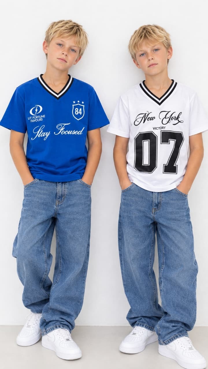 Remera de Nene Cuello Tejido 07 - Imagen 3