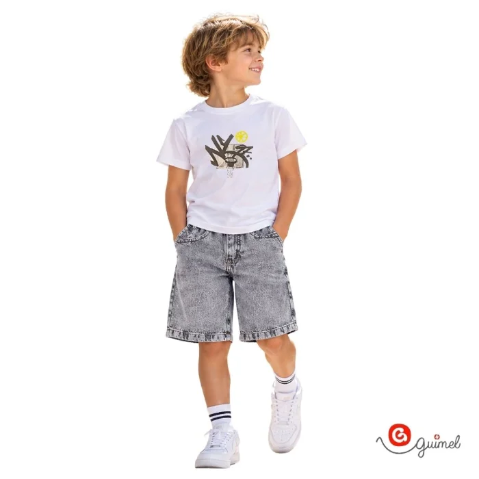 10277 Remera Niño Teen Mc Basket