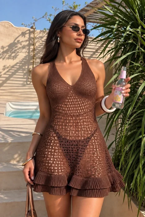 Vestidos Tejido Volados