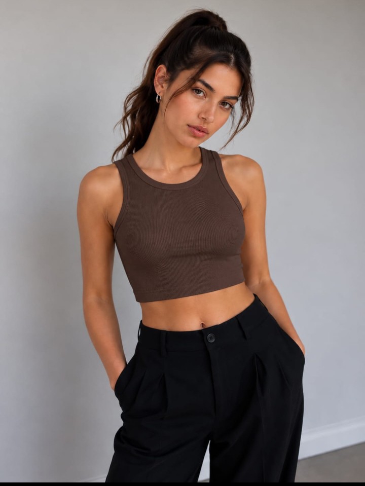 Crop Top Liso - Imagen 2