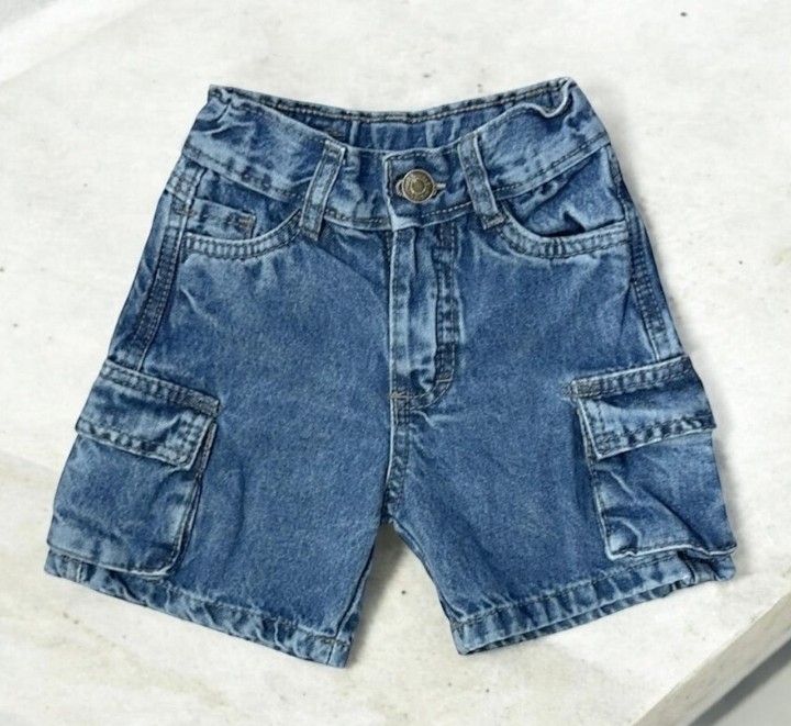 Bermuda Bebe Cargo Talles Reales - Imagen 2