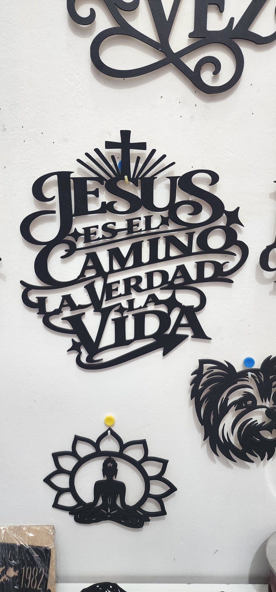 Cuadros en Madera Frases Cristianas - Imagen 3