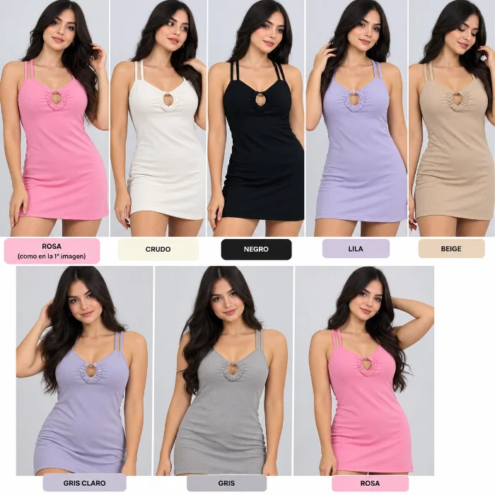 Vestido de Crep