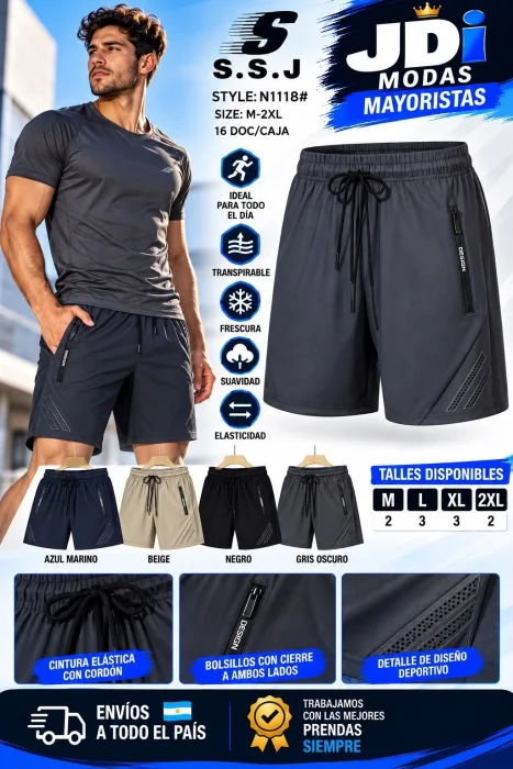 Shorts de Hombre Ssj Secado Rápido