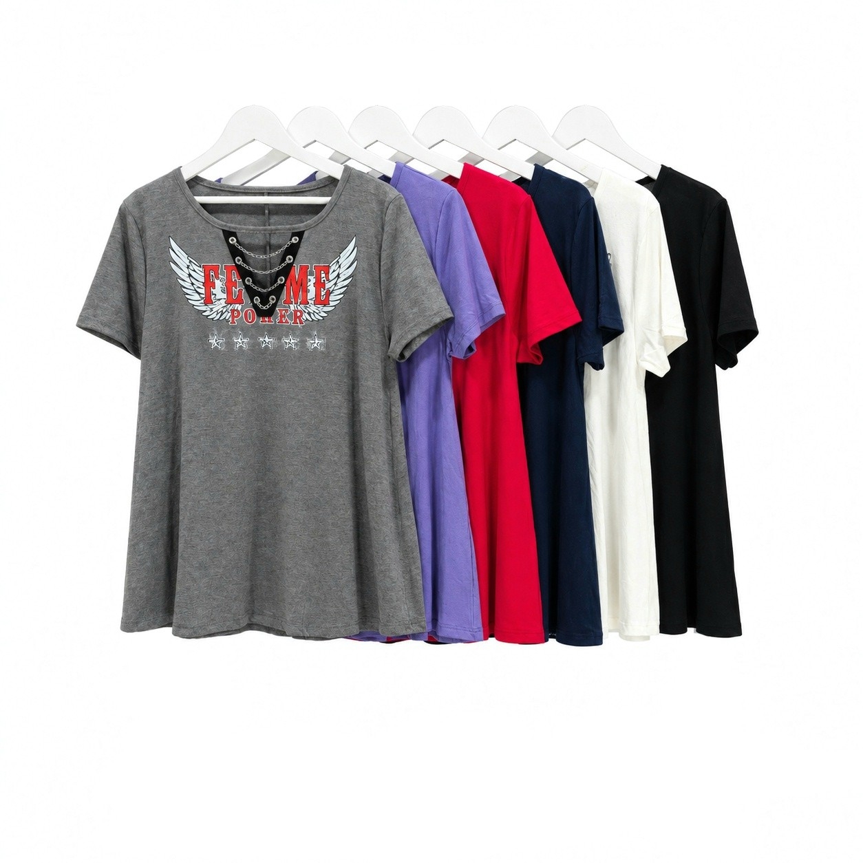 Remera de Viscosa Power con Cadenas - Imagen 2