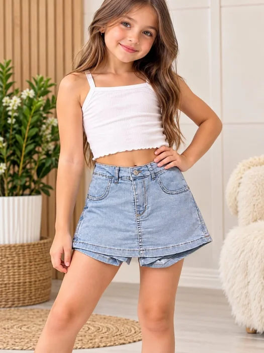 Short Pollera Elástizado