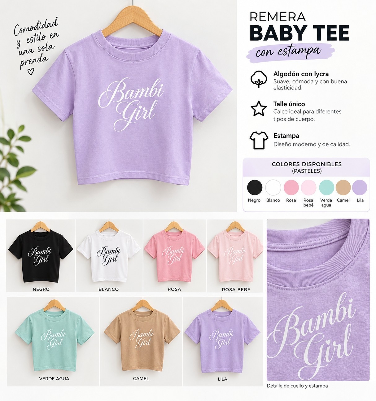 Reme. Baby Tee Estampada - Imagen 2