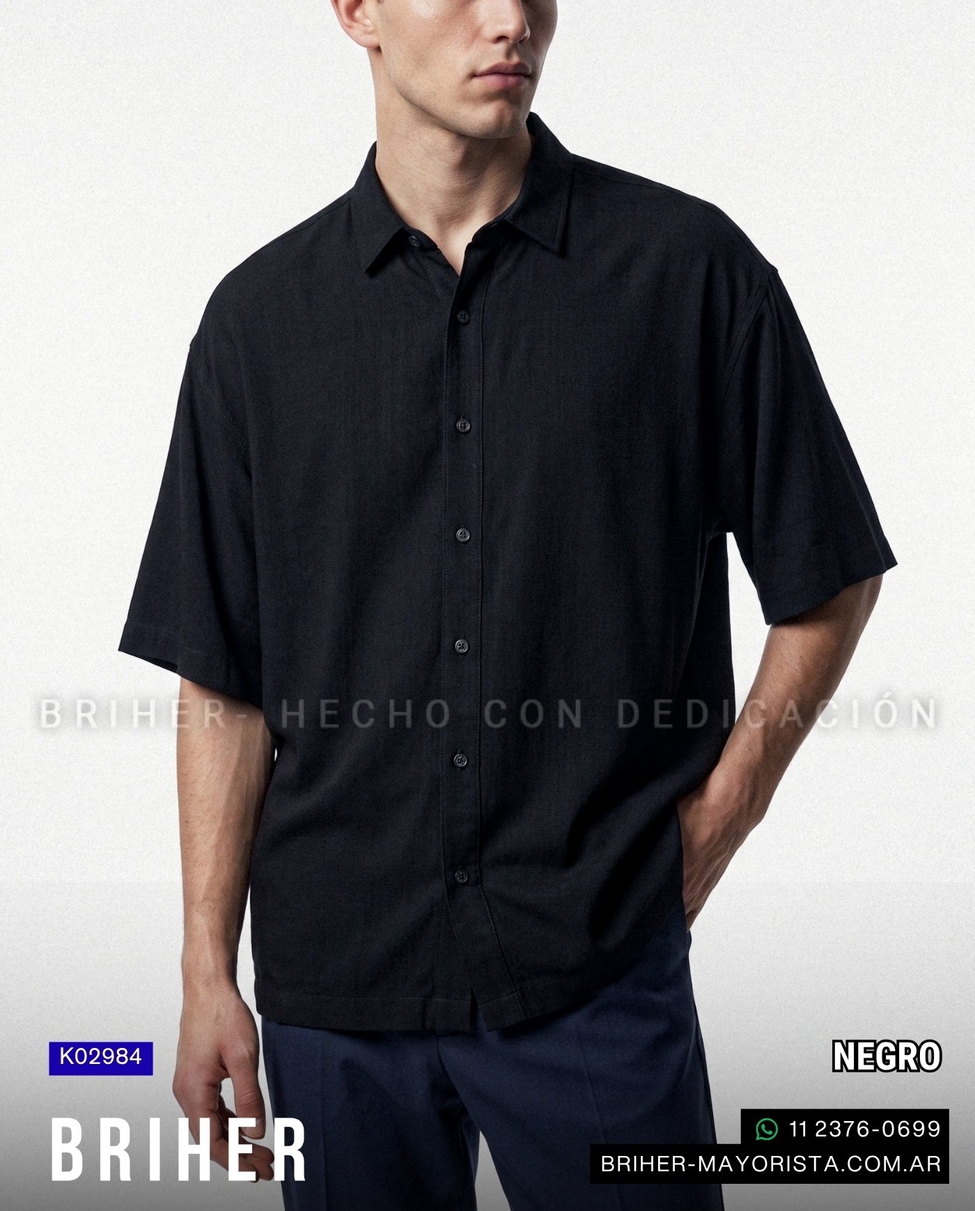 Camisa de Lino Elastizado - Imagen 3