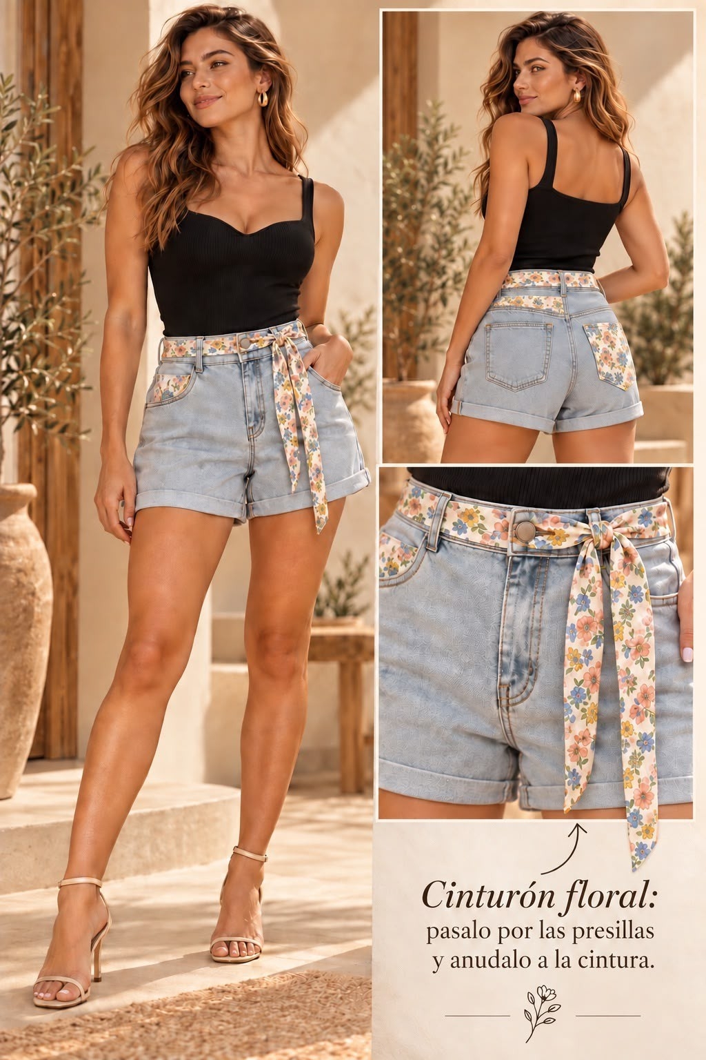 Short con Pañuelo - Imagen 2
