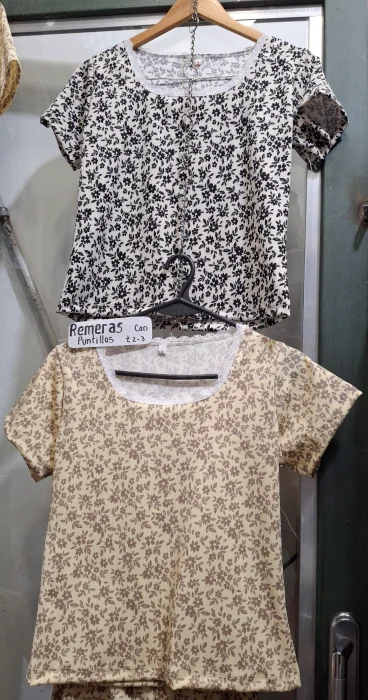 Remera con Puntilla