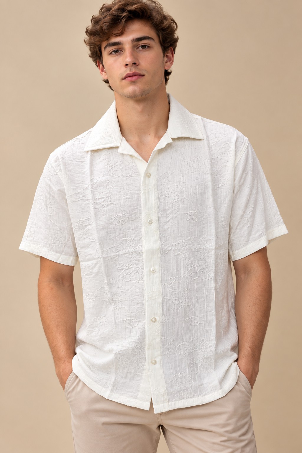 Camisa Ganni Texturizado - Imagen 6