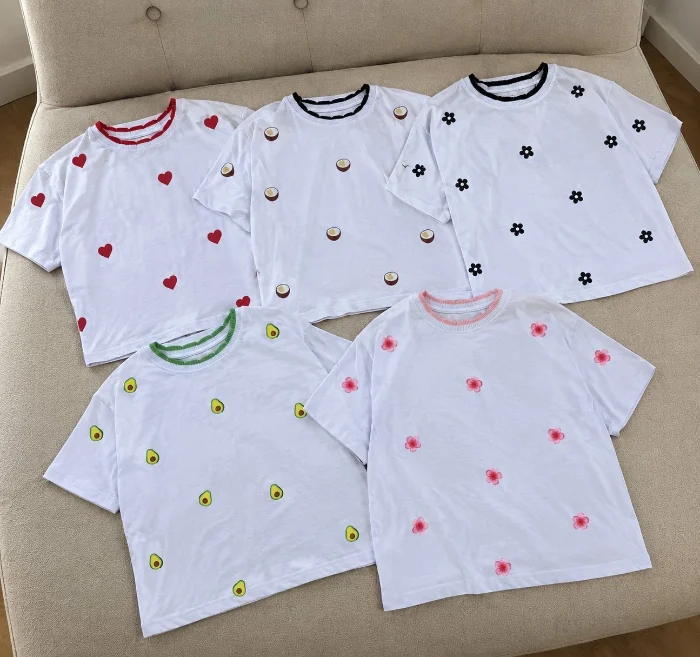 Remera Cuello Tejido