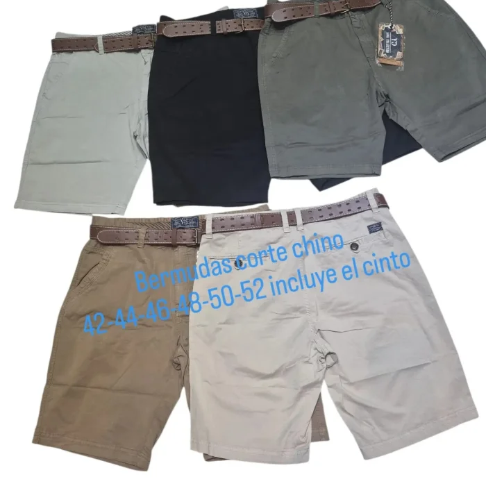 Bermudas  Corte Chino