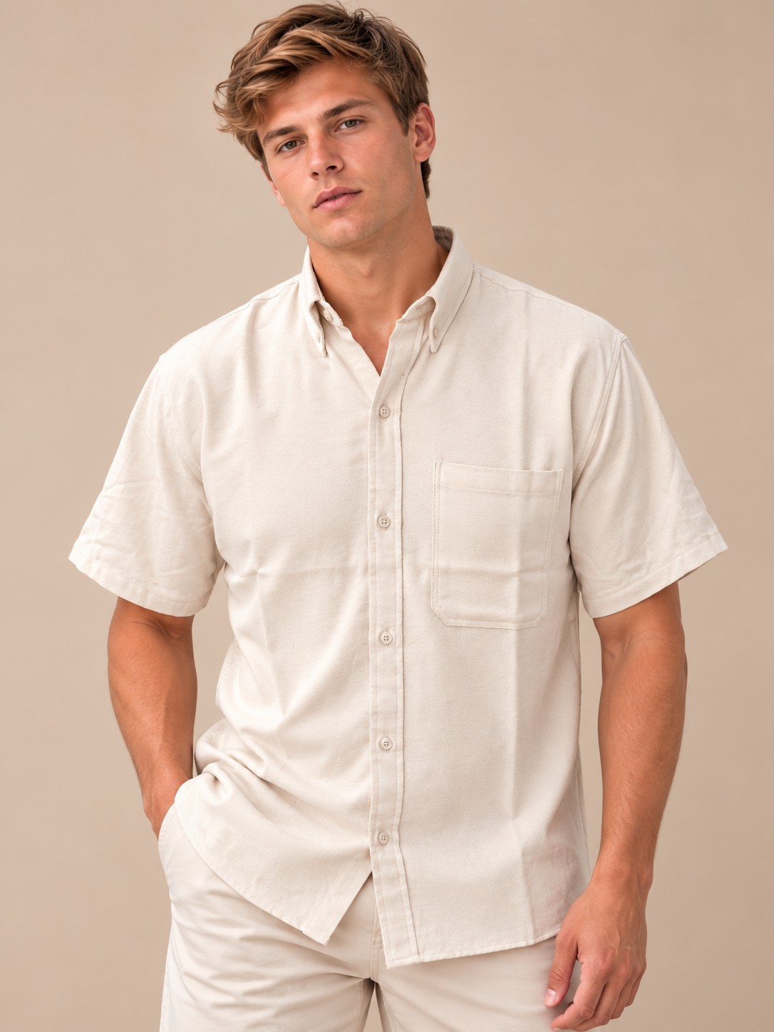 Camisa Algodón Pique - Imagen 3
