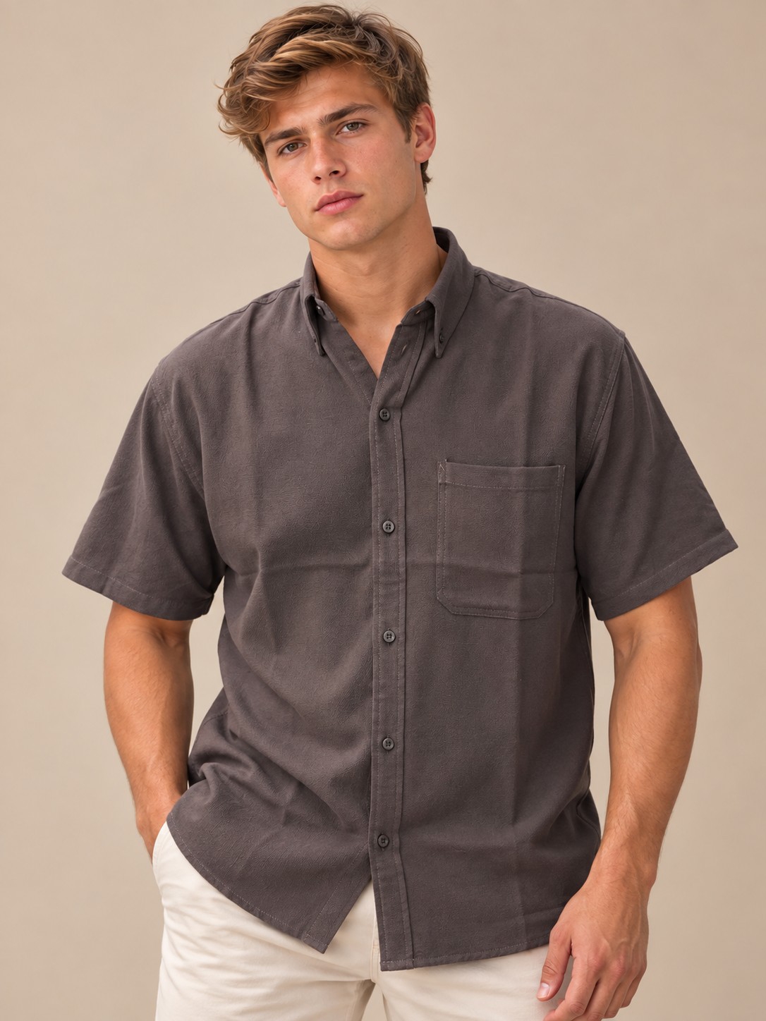 Camisa Algodón Pique - Imagen 4