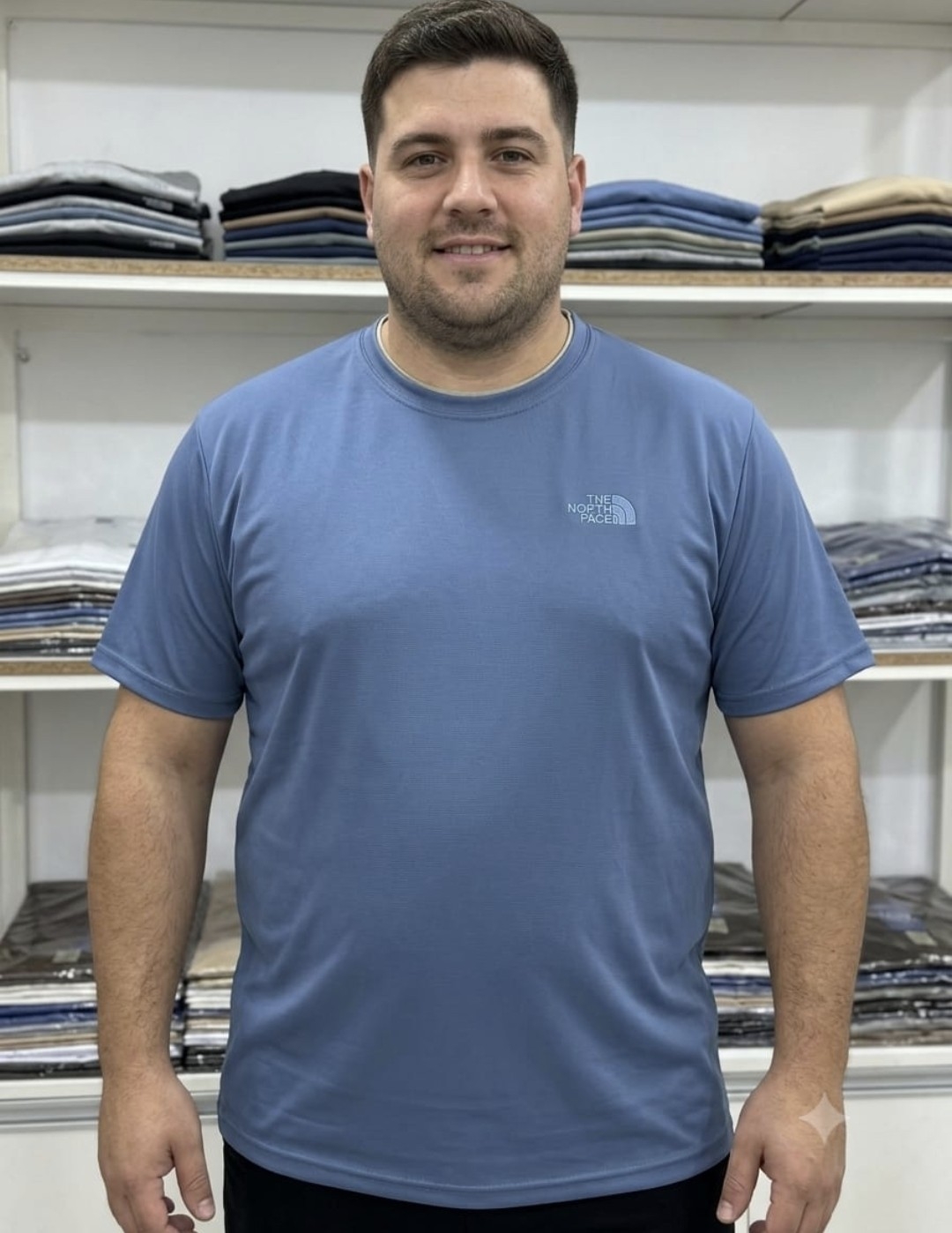 Remera Especial de Hombre Bordado Tnf - Imagen 2