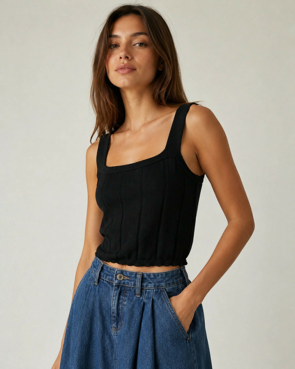 Musculosa Tejida Fiama - Imagen 2