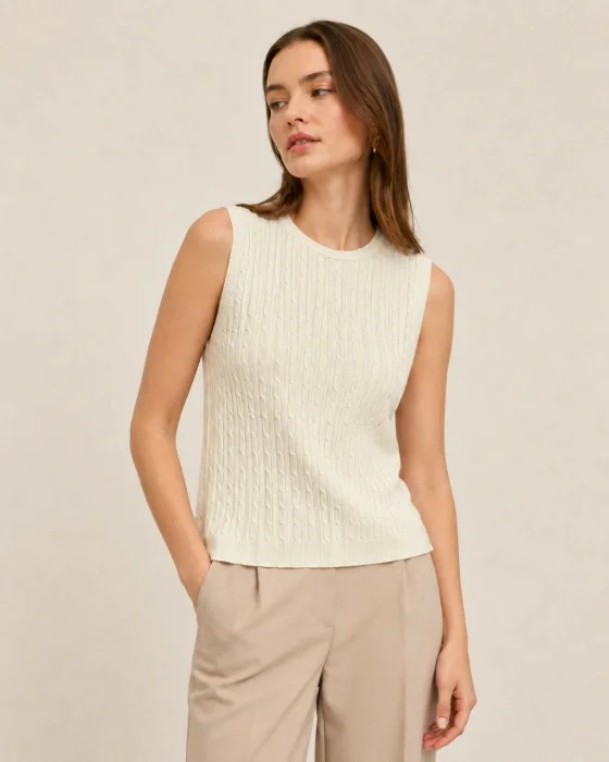 Musculosa Tejida Moira