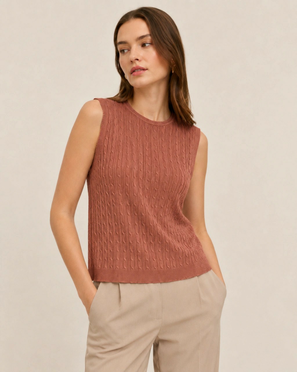 Musculosa Tejida Moira - Imagen 2