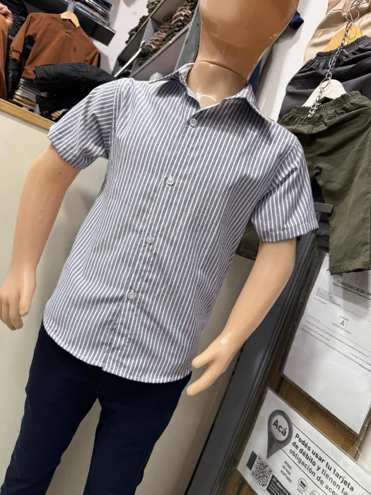 Camisa  de Vestir Rayada de Niño