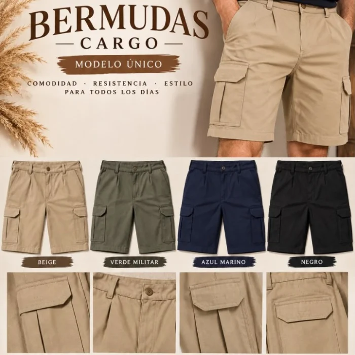 Bermudas Cargo de Trabajo