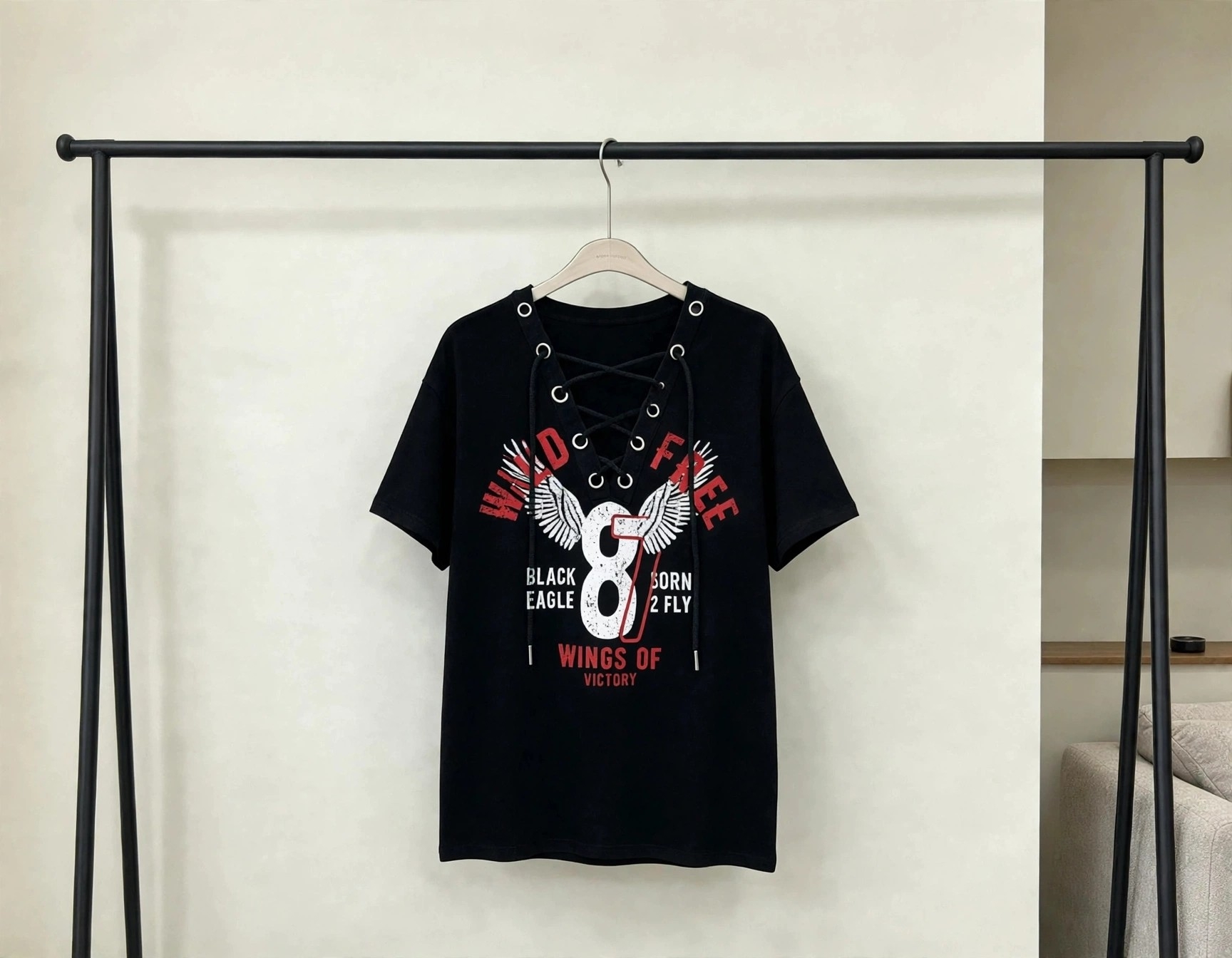 Remera Recta con Cordon 87 - Imagen 2