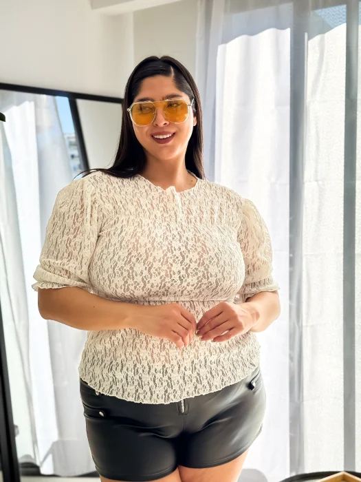 Blusa Momi  Manga Globo