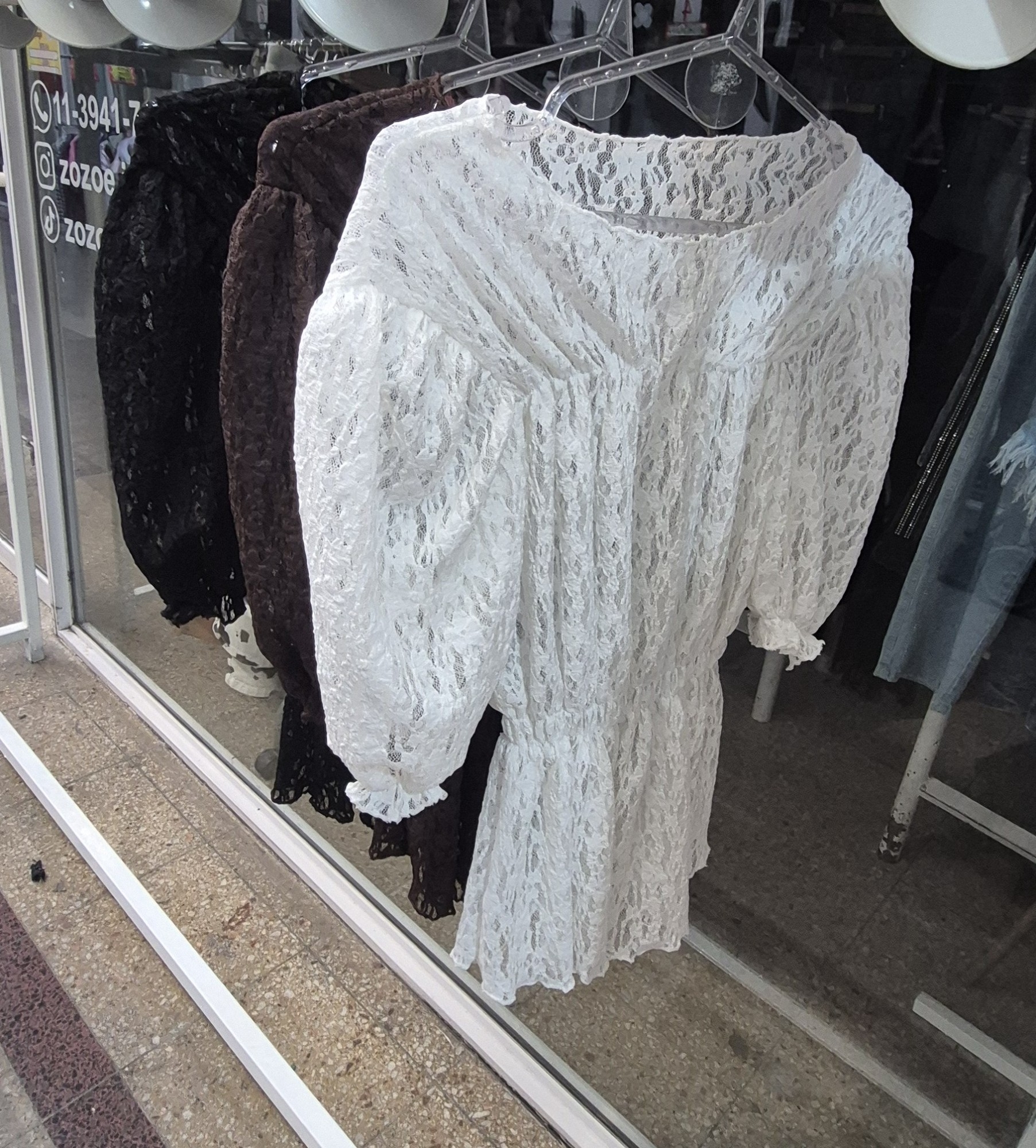 Blusa Momi  Manga Globo - Imagen 5