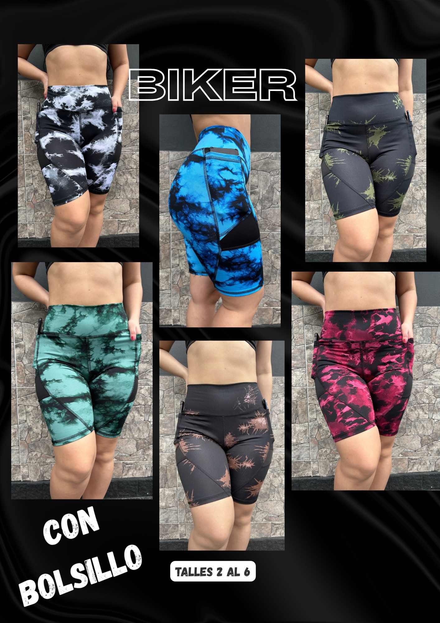 Biker con Bolsillo Deportiva - Imagen 2