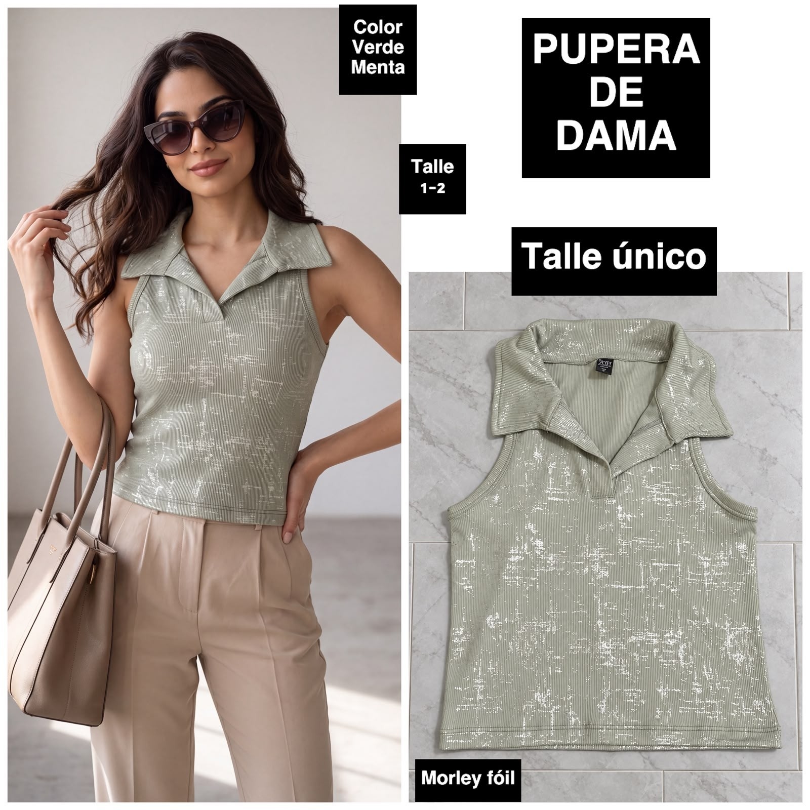 Puperas de Dama de Morley Rip Talle Unico - Imagen 5