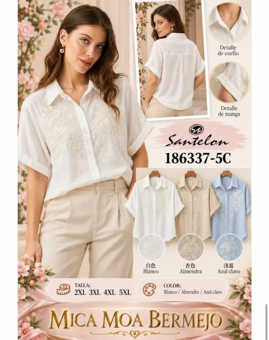 Camisa Bordado