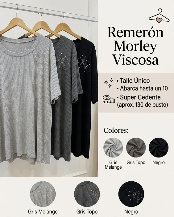Remera Especial Morley Viscosa