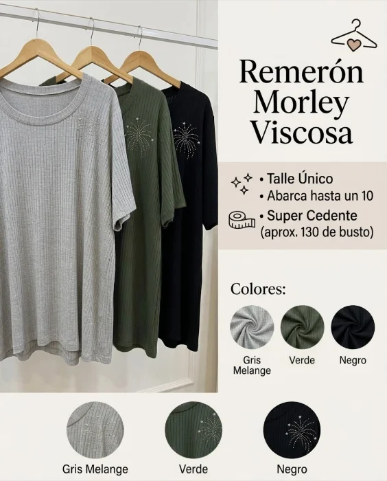 Remera Especial Morley Viscosa