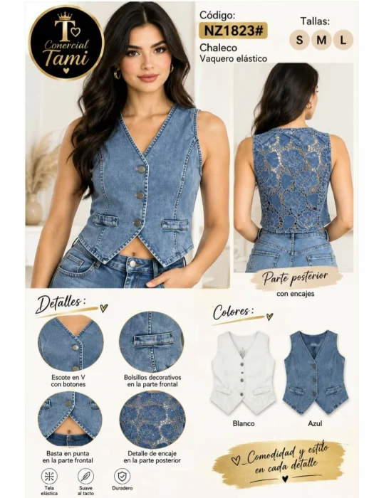 Chaleco Jean
