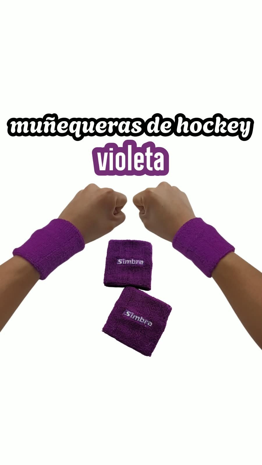 Muñequeras de Hockey Simple  Simbra - Imagen 3