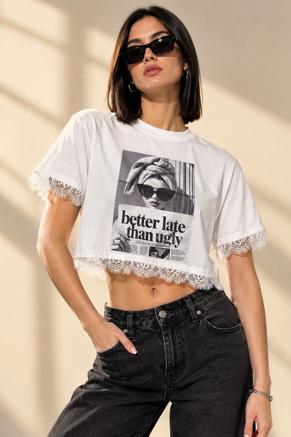 Remera con Encaje Dtf - Imagen 3