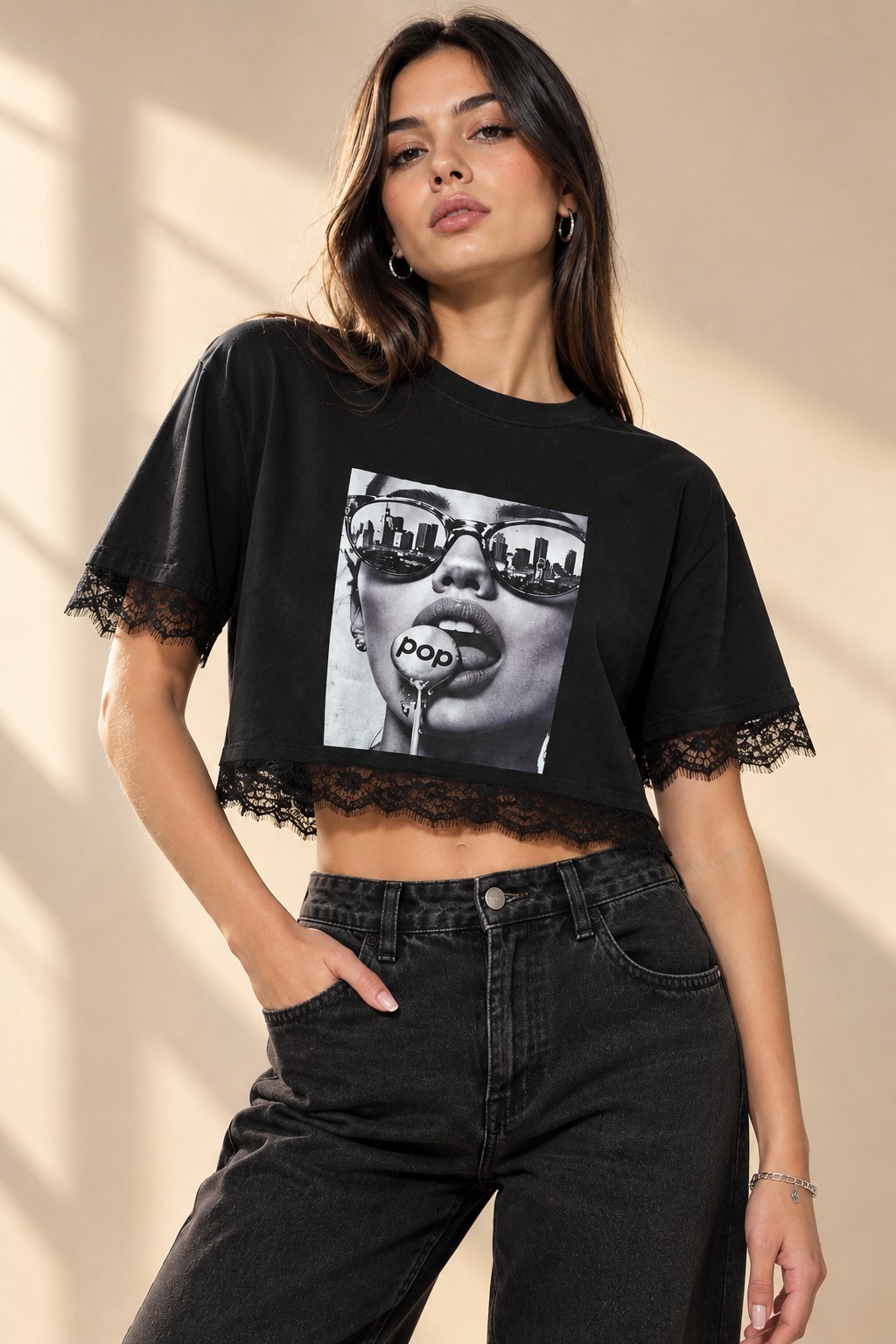 Remera con Encaje Dtf - Imagen 5