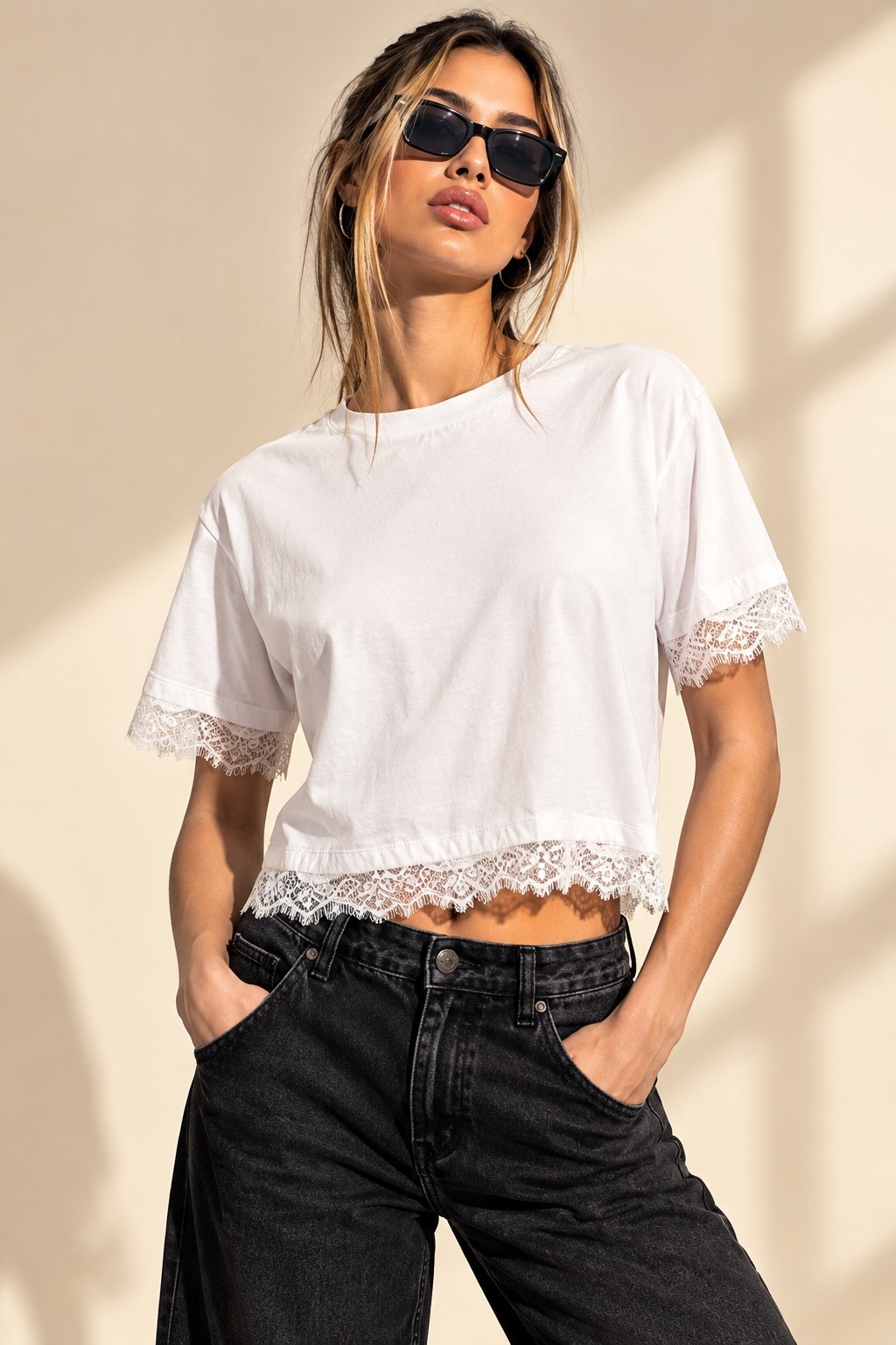 Remera Encaje Liso - Imagen 3