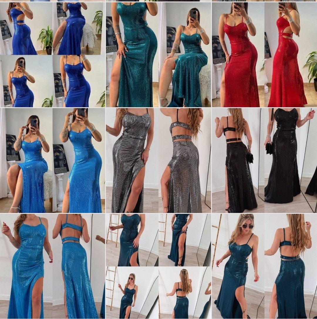 Vestido Importado de Lentejuelas - Imagen 3