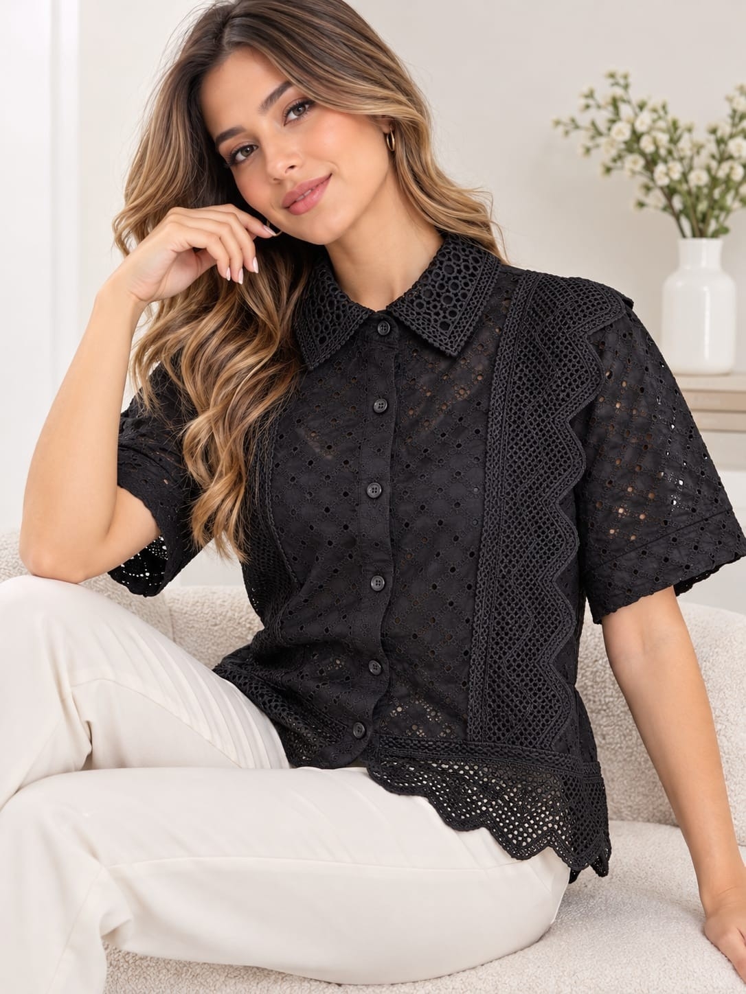 Camisa Importada Broderi - Imagen 2