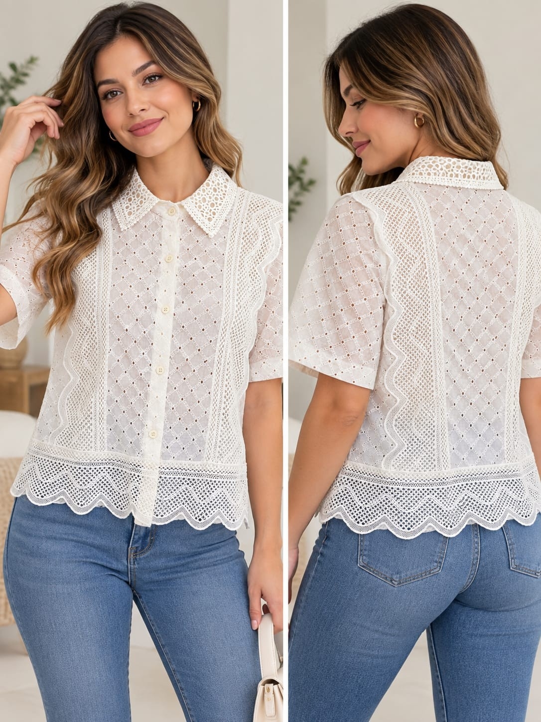 Camisa Importada Broderi - Imagen 3