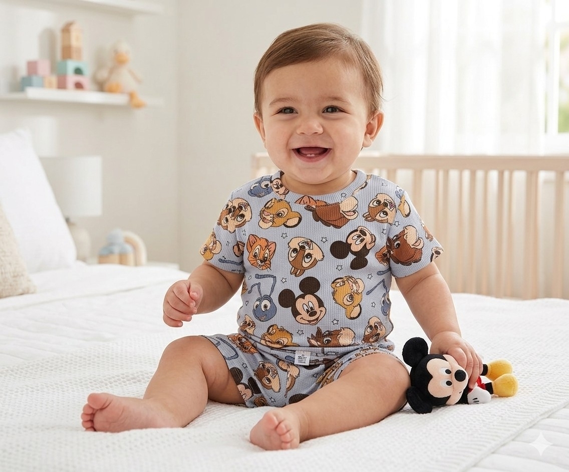 Conjunto Wafle  Bebes 2a5 Livianos - Imagen 3