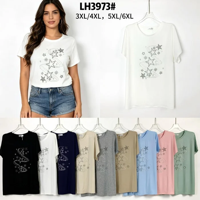 Remera Algodón Importado Talle Especial.