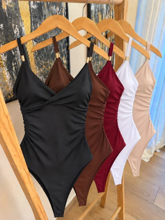 Body de Microfibra con Accesorios Moria