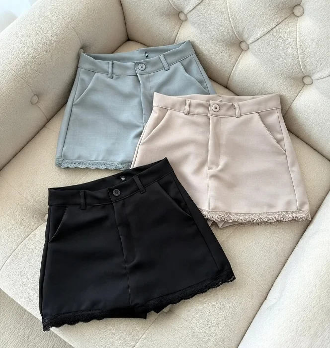 Shorts Pollera Puntilla