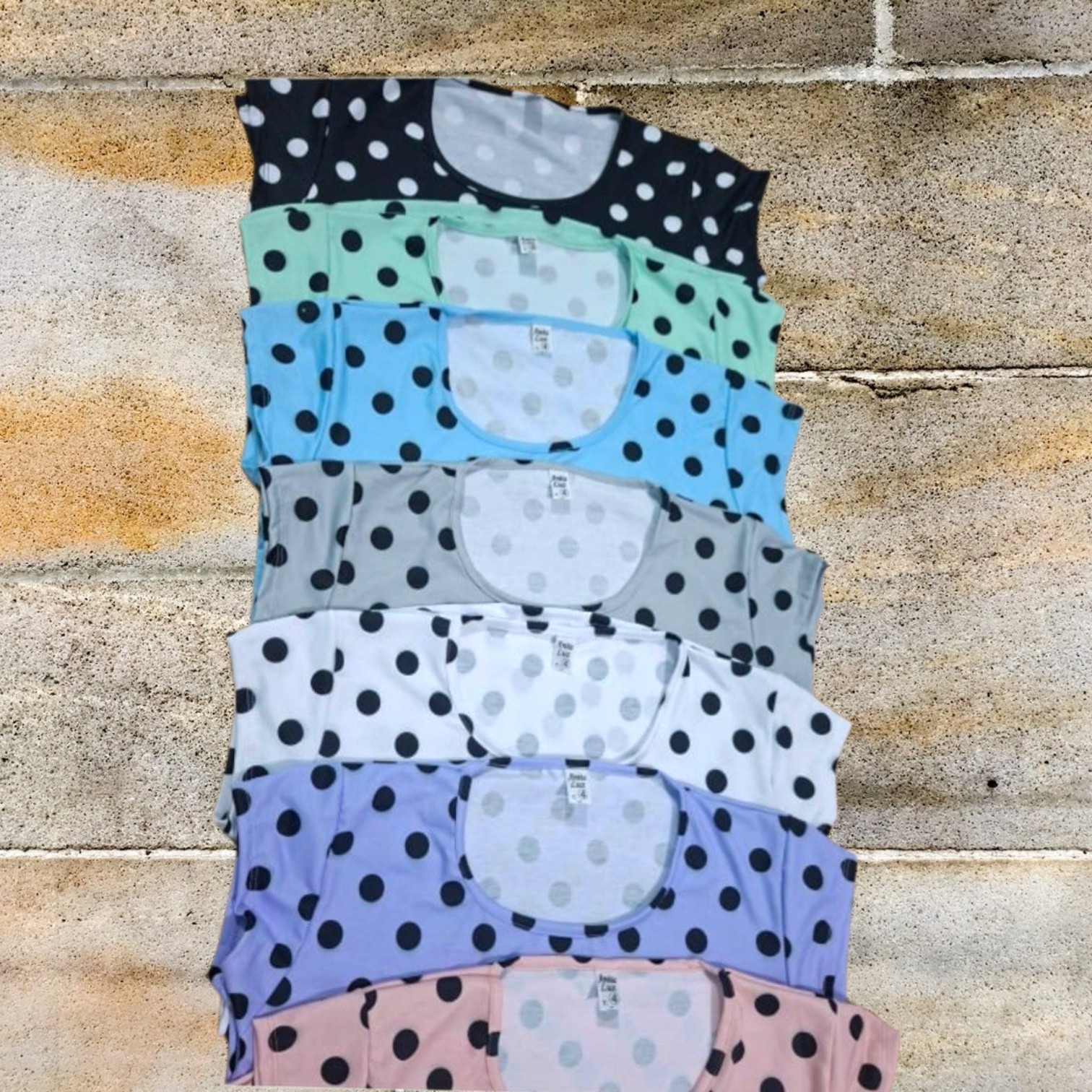 Remera Modal Lunares Dama - Imagen 2