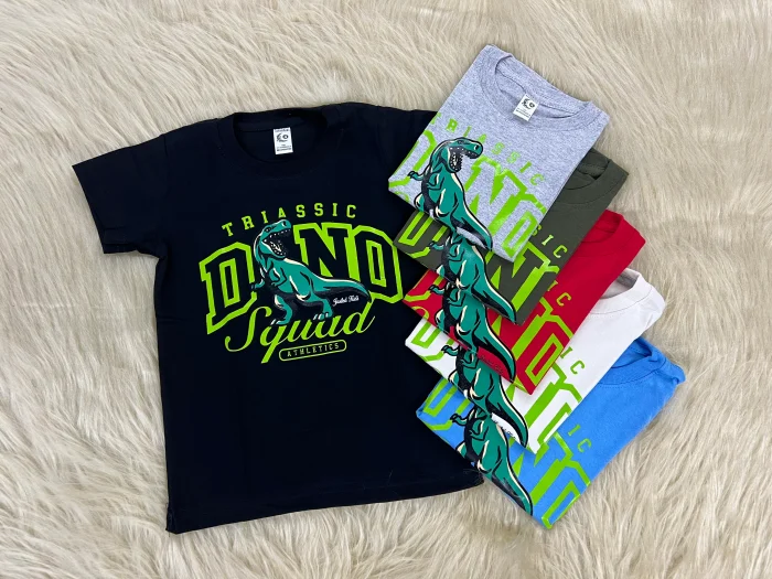 Remera Niño Estampada de Algodón
