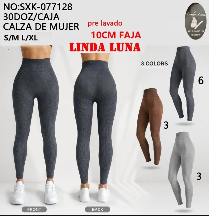 Calza con Push Up Pre Lavado