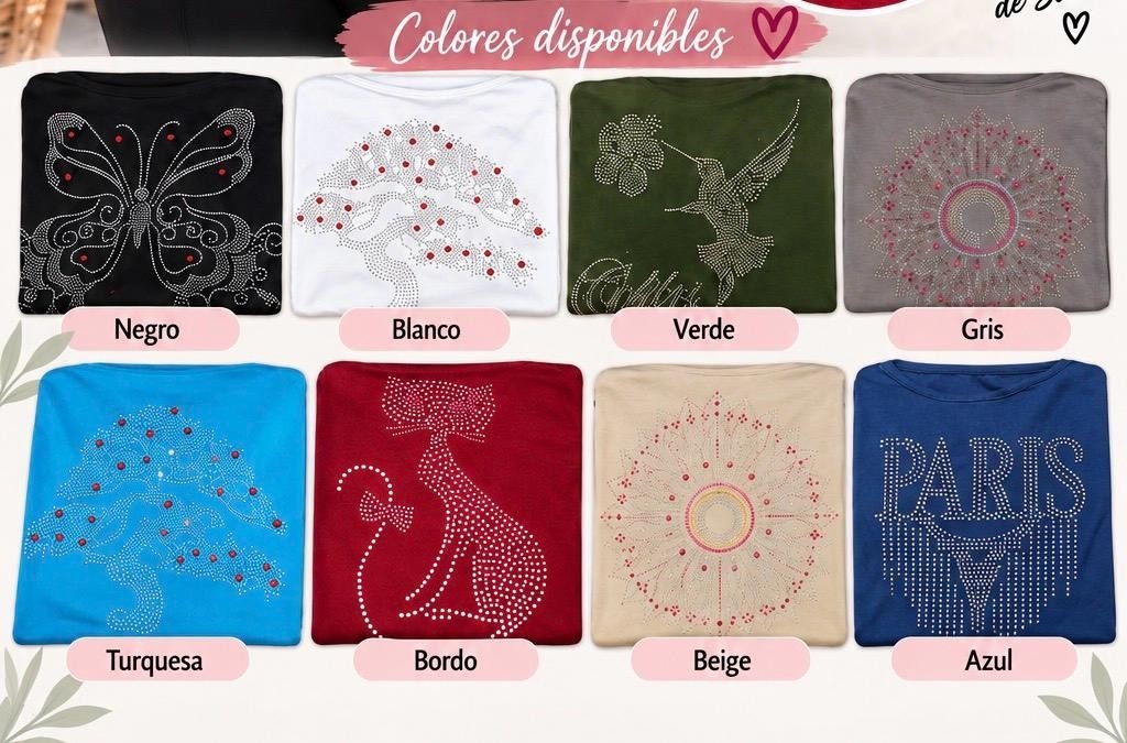 Remera Modal Viscosa con Strass - Imagen 2