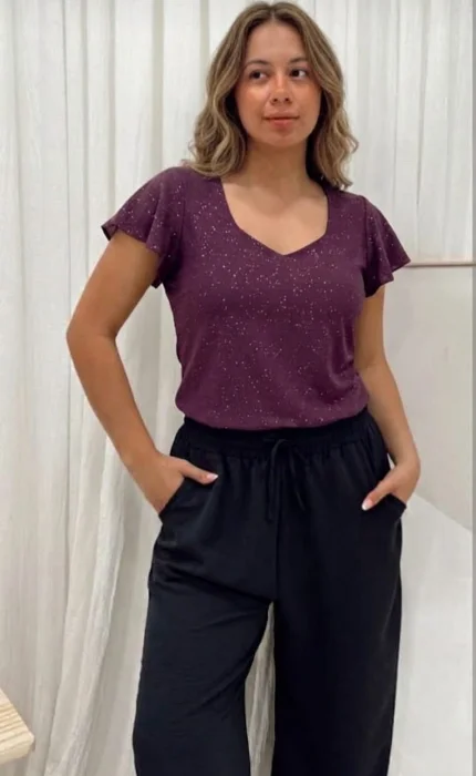Remera Cuello Espejo